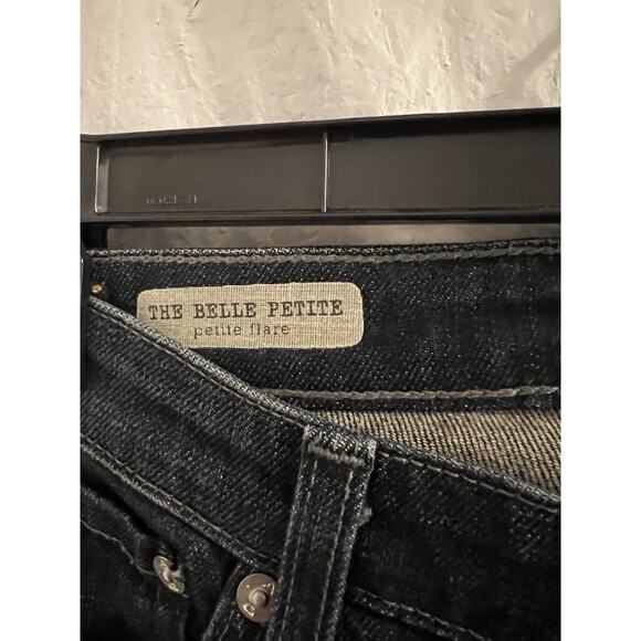 adriano goldschmied jeans womens The Belle Petite Flare Low Rise Sz 27 R - Picture 4 of 7